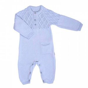 COMBI-PILOTE Sevira Kids - Combinaison bébé en tricot de coton 