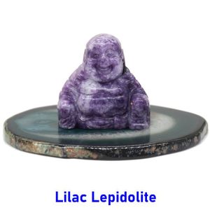PIERRE VENDUE SEULE PIERRE VENDUE SEULE,Lilac Lepidolite--Statue de bo
