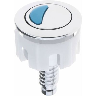 Bouton De Chasse D'eau Acier Inox - Remplacement Universel, Double Poussoir, Ressort Puissant