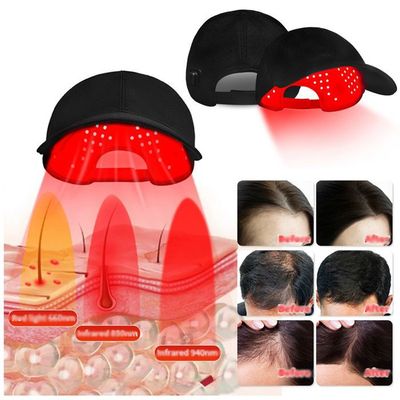 Casquette à LEDs Infrarouges Pour Repousse Cheveux - Traitement Capillaire à Domicile - Neuf