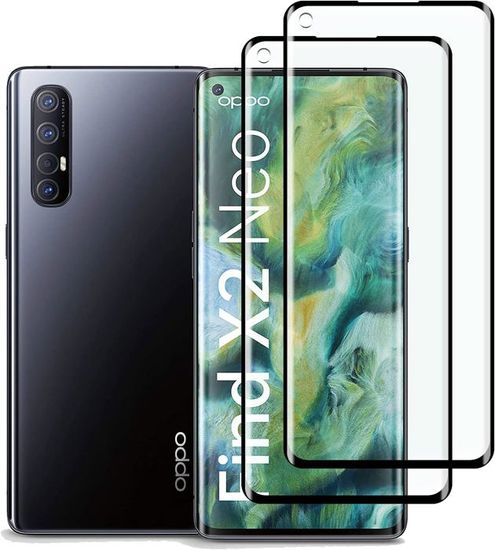 Lot De 4 Protections Écran Verre Trempé 3D Pour OPPO Find X5 X2 Pro X3 Neo - Neuf