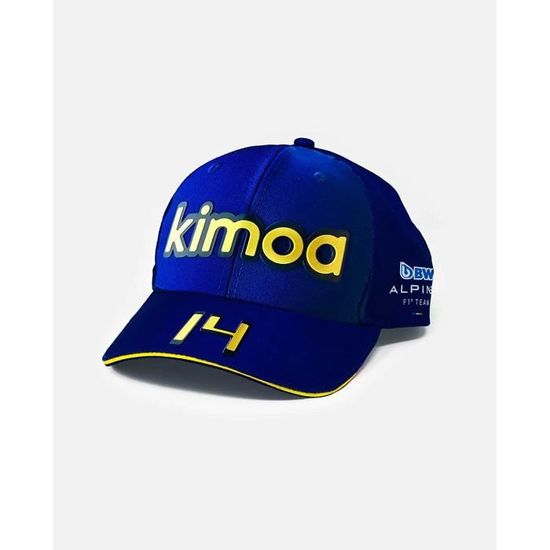 Casquette Alpine F1 Team Kimoa Fernando Alonzo 14 GP Espagne