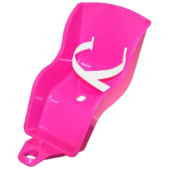 Porte poupée vélo enfant - CYCLINGCOLORS - Rose - Coque rigide - Homologué CE