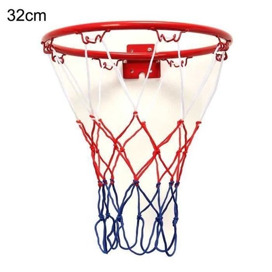Broche Vintage En Laiton - Forme Cerceau De Basket Avec Filet Et Bouton - Occasion Bon état