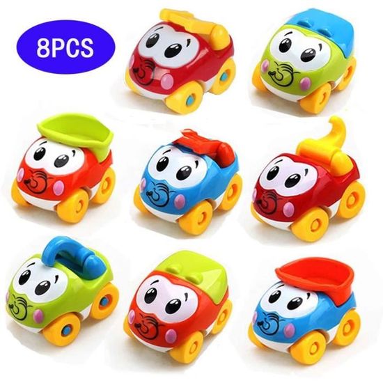 Amy Benton Voiture Bebe 1 2 3 An Garcon 8 Pack Petite Voiture Jouet Enfant 1 An Cadeau Pour Bebe 2 Ans Cdiscount