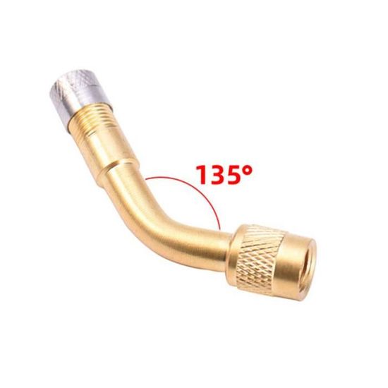 Rallonge Tige Valve Pneu 45° 90° 135° – Kit Flexible Laiton & Aluminium – Voiture, Camion, Camping-Car, Remorque