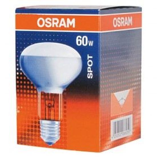 Ampoule incand. spot R80 E27 100W 240V boîte Cdiscount Maison