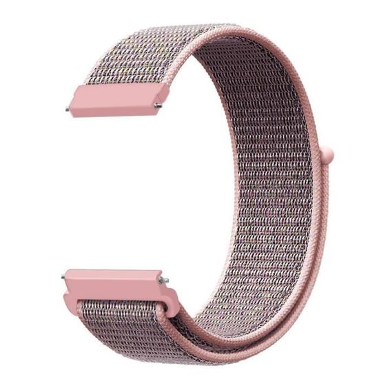 Bracelet De Montre Tissé Noir Horlon 18 Mm - Boucle Or - Fabriqué Aux Pays-Bas - Neuf