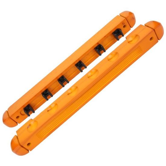 Porta Stecche Da Biliardo A Morte Clip 6 Posti Nero - BCE, Lunghezza 37 Cm