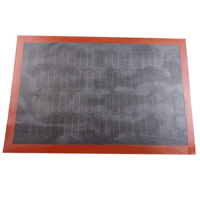 Accessoires de cuisson de moule de pain de biscuit de revêtement de bâton de pâtisserie de tapis de cuisson de silicone Ustensiles