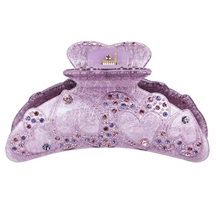 Korean & Japanese mode Clips Lady cheveux cristal Barrette grosse pince