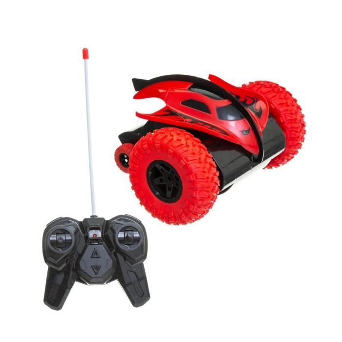 Be Toys - Véhicule Bolide 360° Radiocommandé 2 Roues 27 MHZ Rouge
