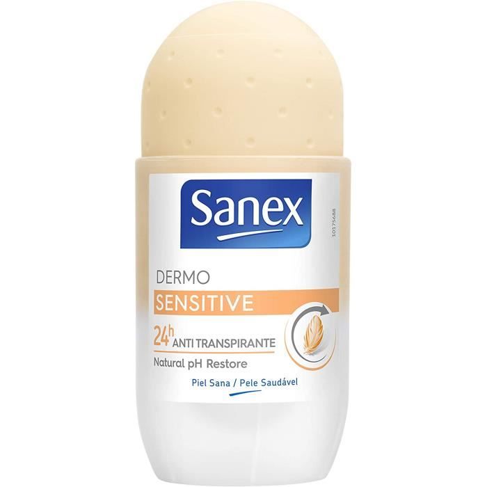Déodorants et anti-transpirants Sanex – Déodorant Sensitive Roll-On 50 ml, 1 unité 72771