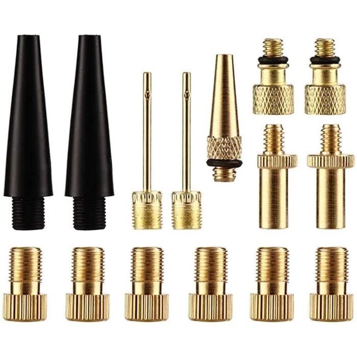 homo trends adaptateur de valve presta - 15 pièces - adaptateur de gonflage - adaptateur de pompe sv av dv - connecteur de pompe à