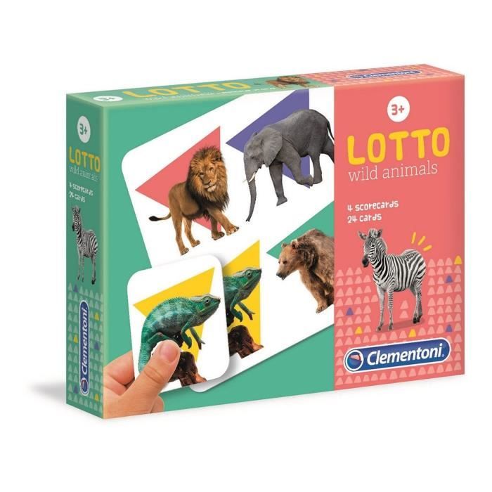 CLEMENTONI Loto - Animaux sauvages