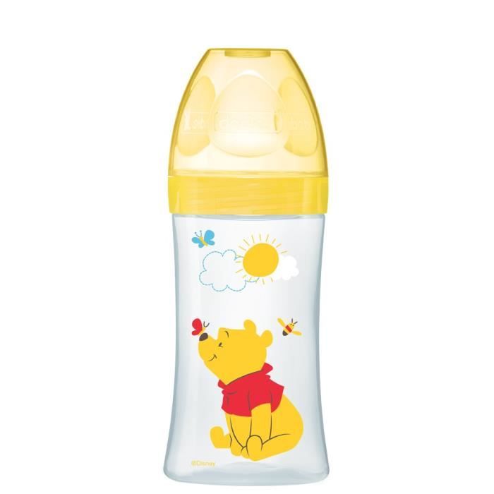 DODIE biberons anti colique Initiation lot de 2 270ml BLEU COSMONAUTE 0-6 mois ronde d/ébit 2