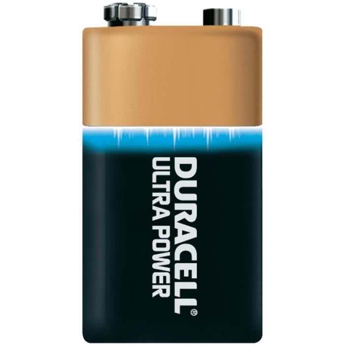 Pile 9V (6LR61) alcaline Duracell Ultra
