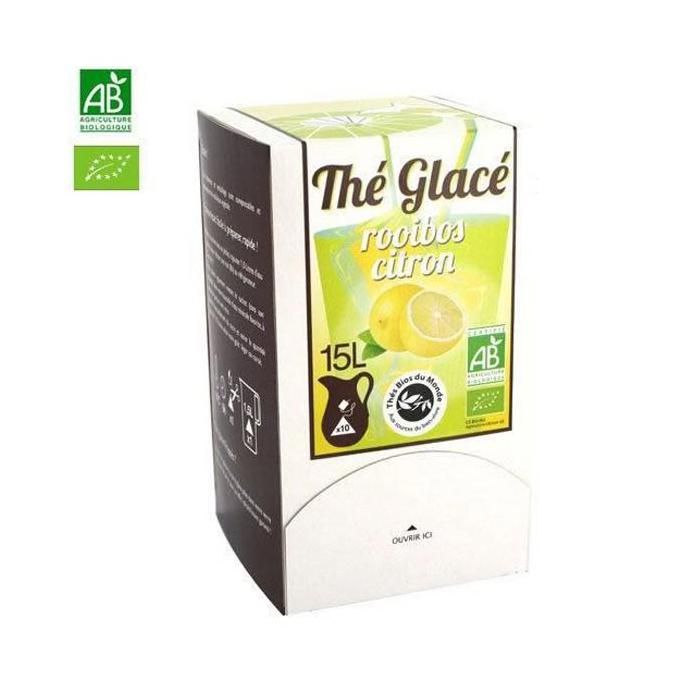 Thé Glacé bio - Rooibos au citron 10 sachets
