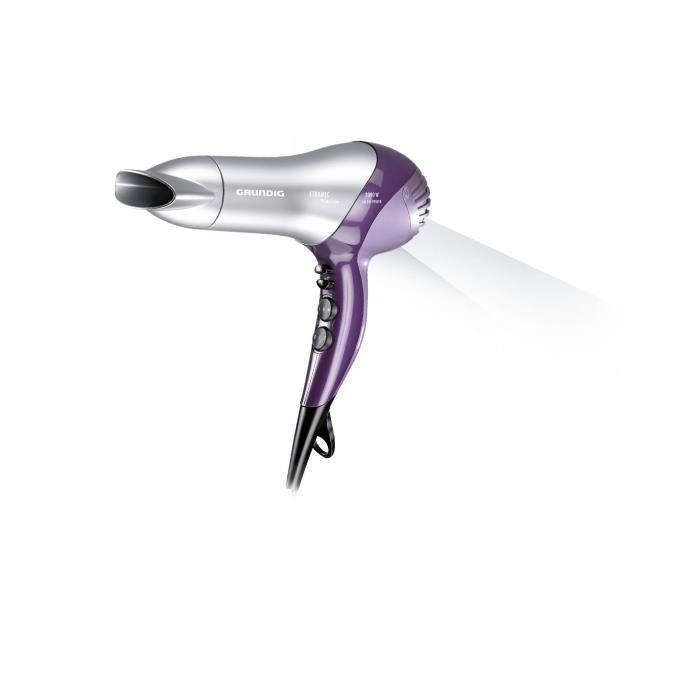 Professionnel Sèche Cheveux 3 Niveaux Chaleur 2000W Grundig