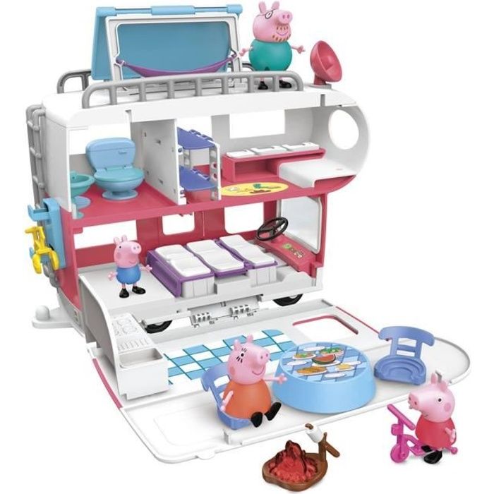 PEPPA PIG - Peppa’s Adventures - Camping-car familial - Jouet pour enfants - dès 3 ans