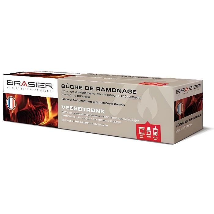 Bûche ramonage catalytique