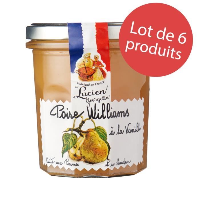LOT 6 x Préparation de Poire William Vanille 320g