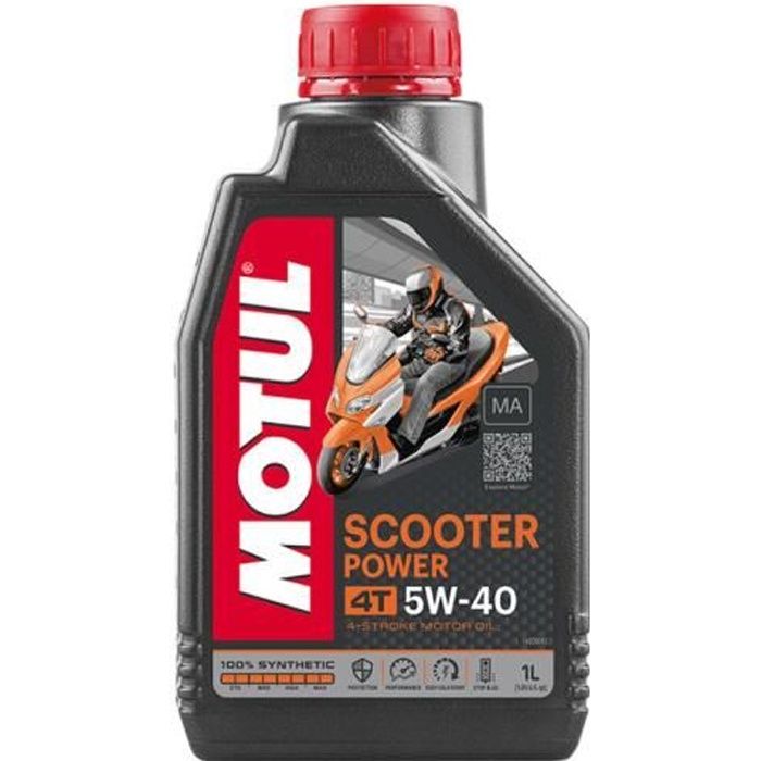 Huile moteur MOTUL Scooter Power 5W40 4T - 1 Litre