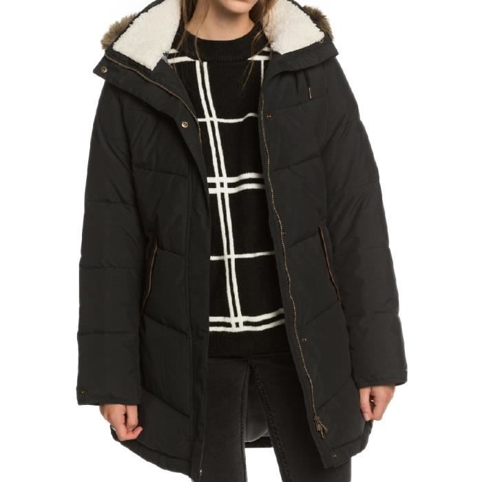 Parka Noir Femme Roxy Ellie