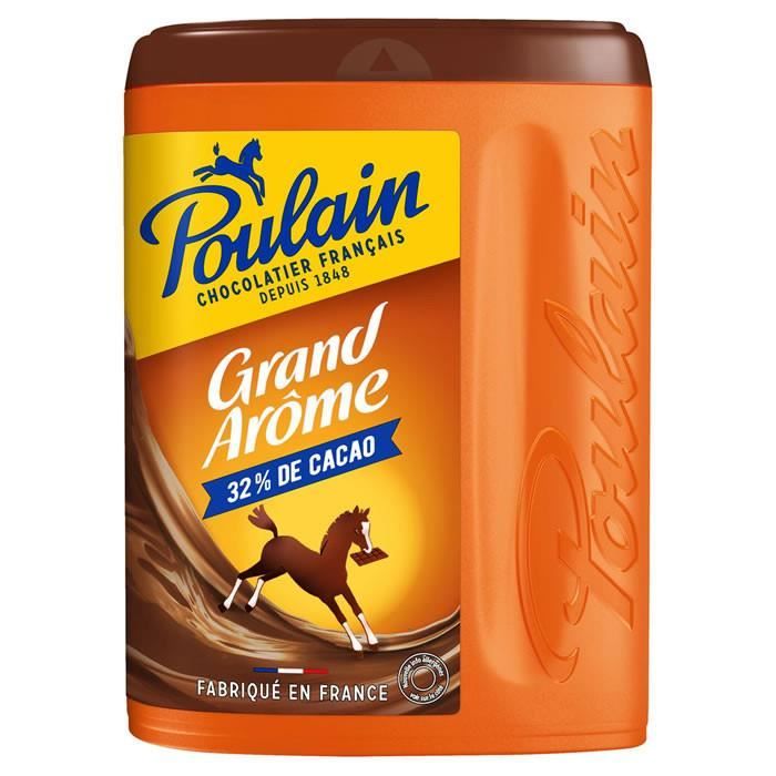 Cafe Moulu - LOT DE 6 - POULAIN Grand arôme - Chocolat en poudre 800 g