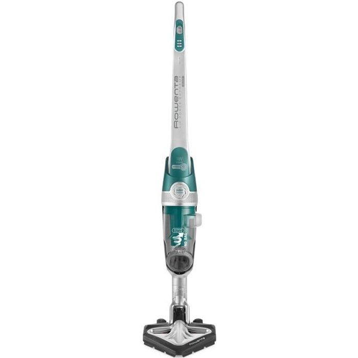 Rowenta Air Force Extreme Silence rh8912 sans sac 0.5L GRIS, turquoise aspirateur de pied et balai électrique – Aspirateur balai san