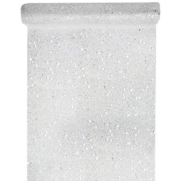 SANTEX 4446-4-30, Chemin de table Tulle pailletée