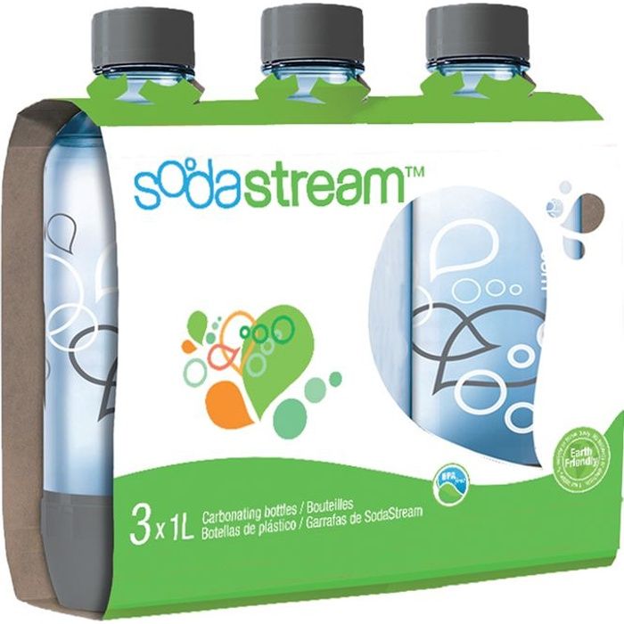 SODASTREAM 3000073 - PACK DE 3 BOUTEILLES PET