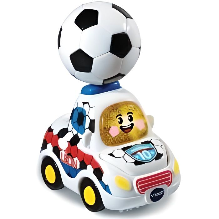 Vtech Tut Tut Bolide - Leon roi du ballon edition speciale - Voiture parlante, musicale et lumineuse