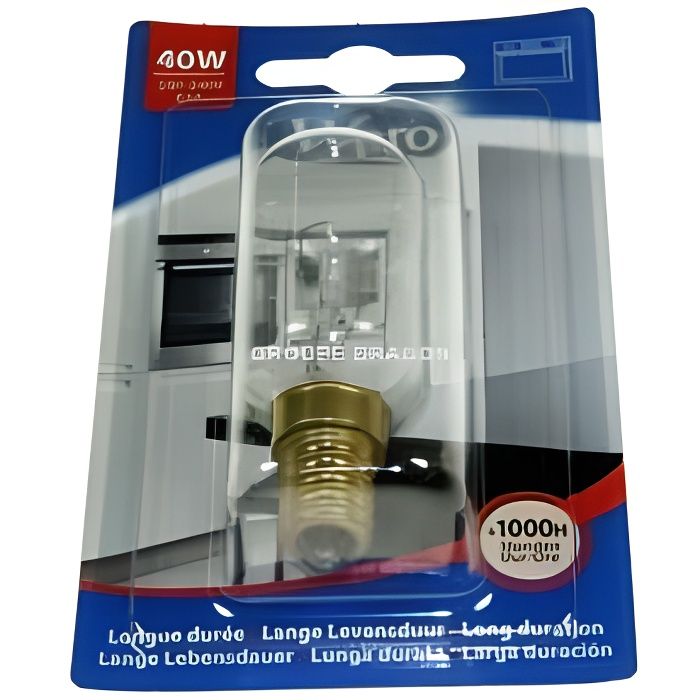 LAMPE T29-40W E14 300°C POUR FOUR WHIRLPOOL 48…
