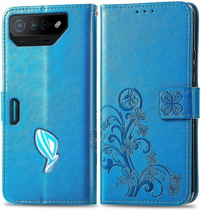 Étui Rabat Style Portefeuille Pour Asus ROG Phone - Cuir Artificiel, 3 Fentes Cartes, Protection Caméra