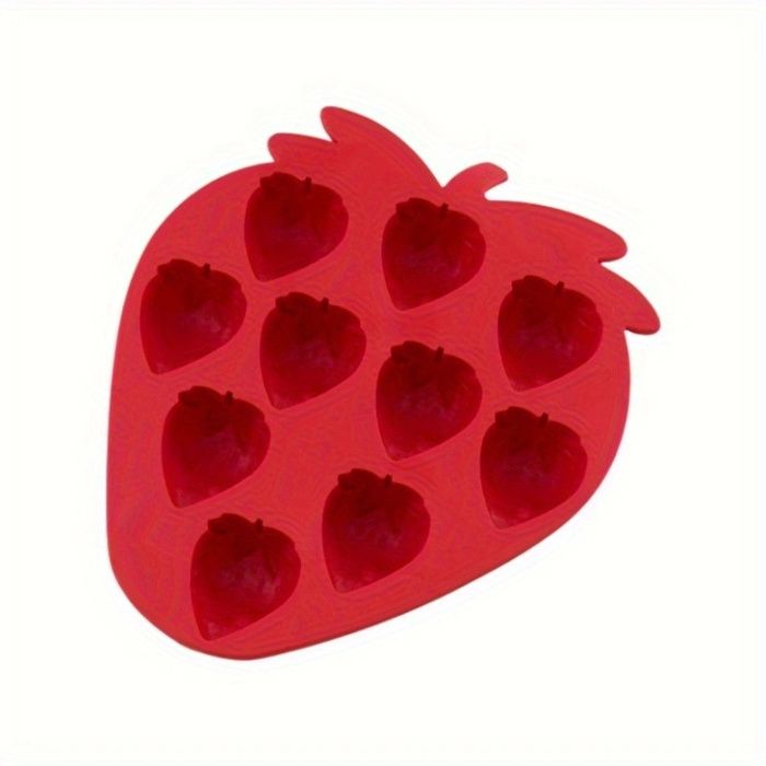 Moule à Fraise En Silicone - Moule à Glace Fruit Réaliste Pour Bougies, Savon Et Chocolat