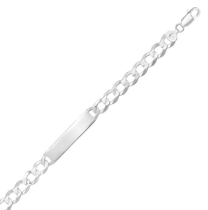 Gourmette identité EDS JEWELS Homme Argent fin 925 22cm*9mm 18 Grammes 40765