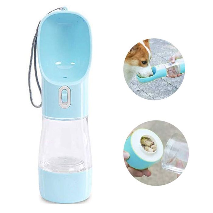 Comparer les prix de Distributeur dEau Portable pour Chiens Avec Récipient Alimentaire Amovible Parfait pour Chats et Chiots