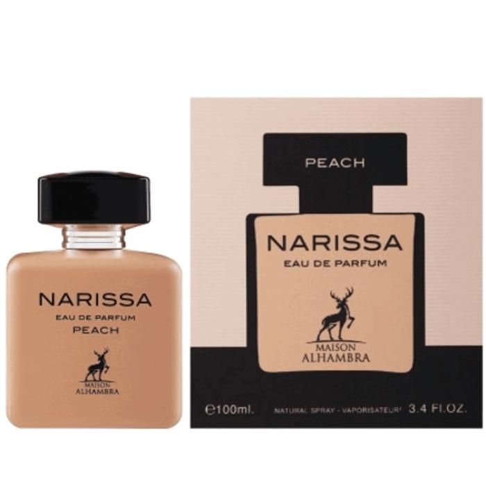 Eau de parfum - Maison Alhambra - NARISSA PEACH - 100 ml - Floral - Notes de Rose et Musc