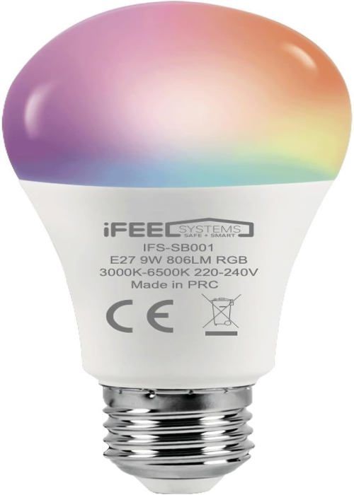 Ampoule Connectée Alexa Lot De 2 Jayool E27 LED RGB 1200LM - 16 Millions Couleurs, Blanc Réglable