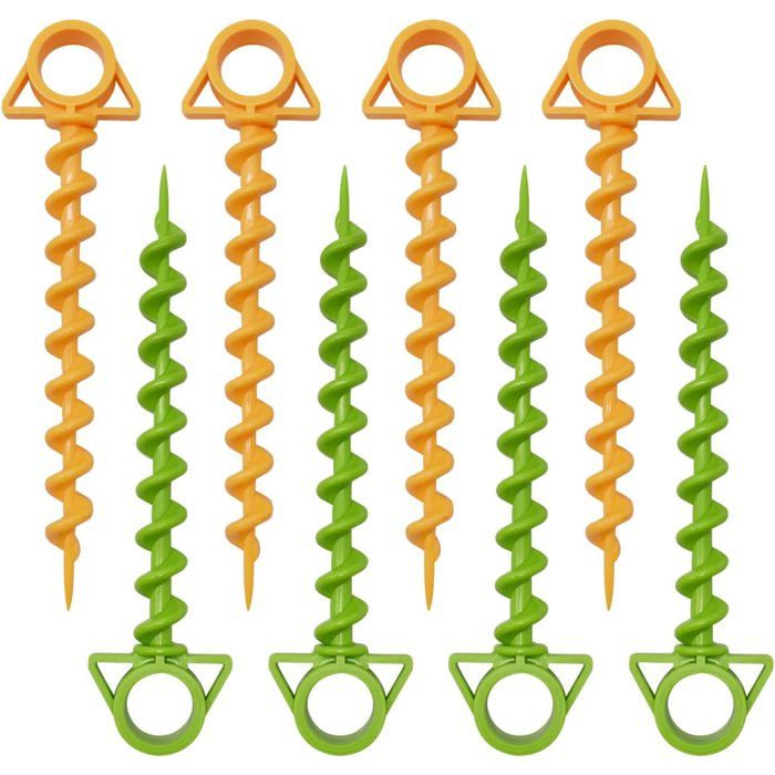 Sardine Pour Tente QWORK® Lot De 8 , Piquets De Camping, 20 Cm De Long, Pour Sol Rocheux Dur Piquet De Tente Sardine Pour Tente QWORK® Lot De 8 , Piquets De Camping, 20 Cm De Long, Pour Sol Rocheux Dur Piquet De Tente