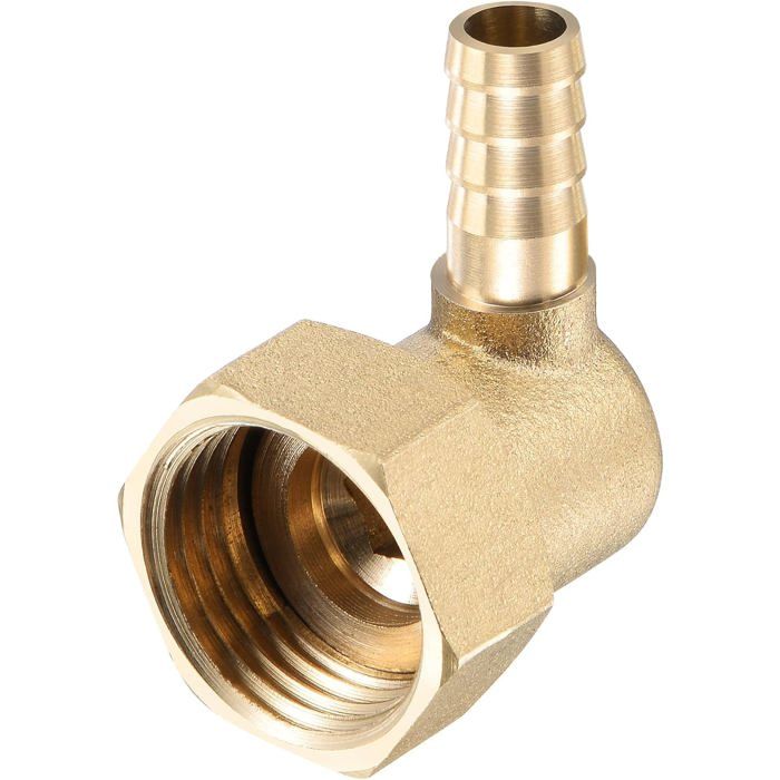 6 Raccords Cannelés En Laiton 4mm X G1/8 Mâle - Adaptateurs Pour Tuyaux D'air, Eau, Carburant | En Laiton Doré, Pour Systèmes Pneumatiques Et Hydrauliques