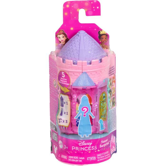 Coffret Poupées - Mattel - Disney Princess Tower Surprise - 4 Surprises - Multicolore
