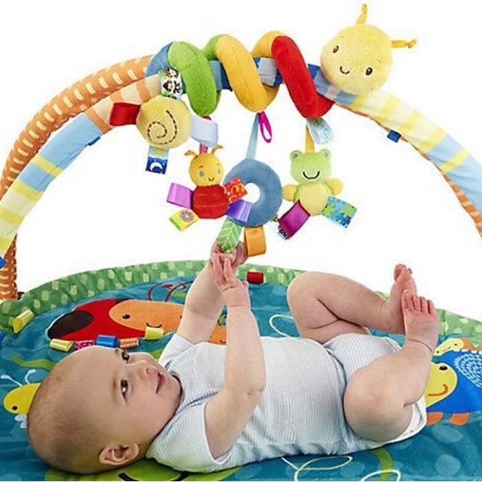 Jouet Spirale Activité Bébé - Multicolore - 50cm - Coton et Peluche
