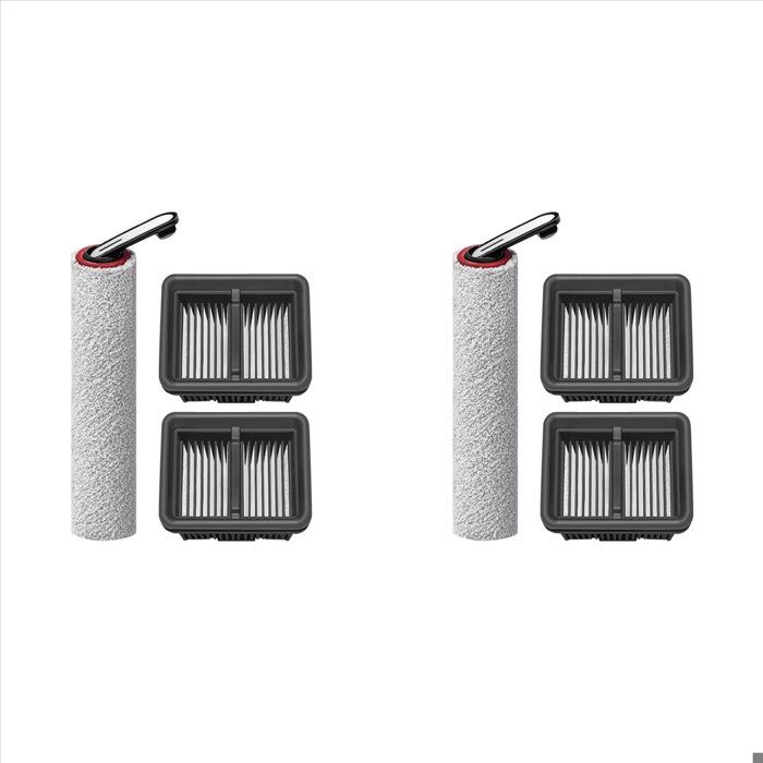 2Ensemble Accessoires de Remplacement pour Aspirateur pour H15 Pro - Kit Brosse Rotative et Filtre HEPA Efficacité de Nettoyage