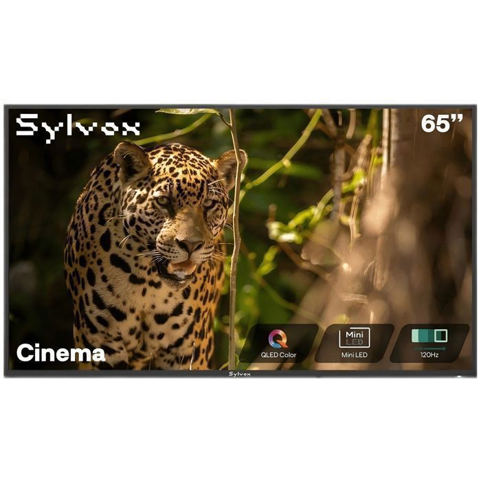 TV QLED SYLVOX Helio Cinema 65 (165 cm) 4K UHD 120Hz 2000 nits IP55