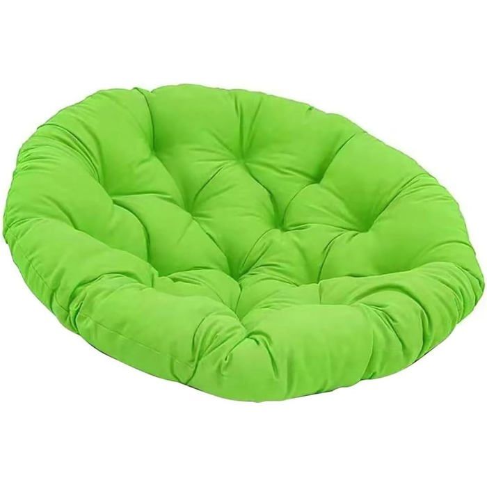 Chaise rotin – coussin futon – pivotante – gris – décoration intérieure Label