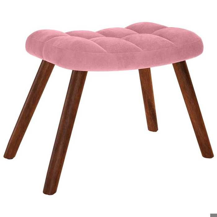 Maison SoldesFauteuil à bascule-Chaise de Détente (1 PLACE) avec repose-pied rose velours - L61xP78xH98cm Moderne944753