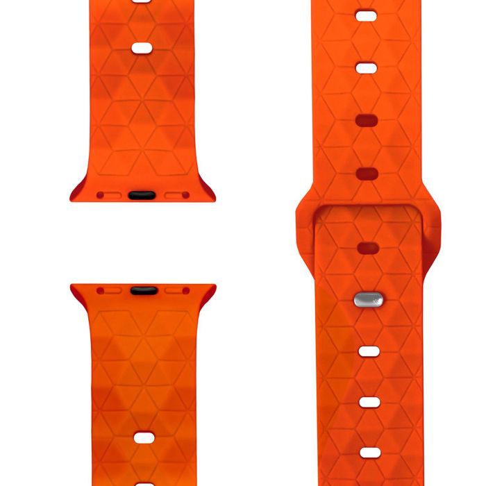 Coque NALIA HEXION pour Apple Watch 49mm/46/45/44/42 – Housse Étui Silicone Durable Mode Antichoc Premium Élégant Desig (Réf. 54996)