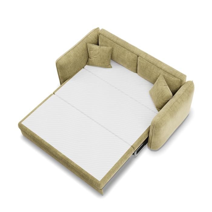 SLOME Canapé 3 places vert accoudoirs arrondis MILO SLOME Canapé 3 places vert accoudoirs arrondis MILO